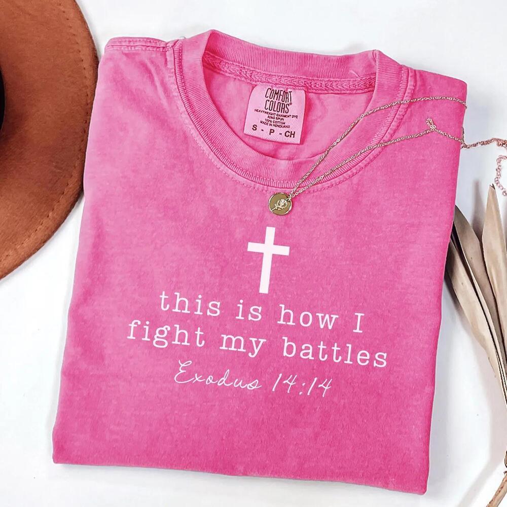 Christian Shirt  Awareness, S Womens Cancer Fighter